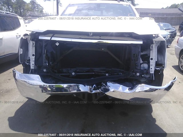 1GCRCREC4JZ156092 - 2018 CHEVROLET SILVERADO C1500 LT Weiß Foto 6