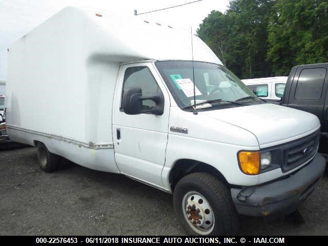 1FDWE35L67DA20252 - 2007 FORD ECONOLINE E350 SUPER DUTY CTWAY VAN WHITE photo 1