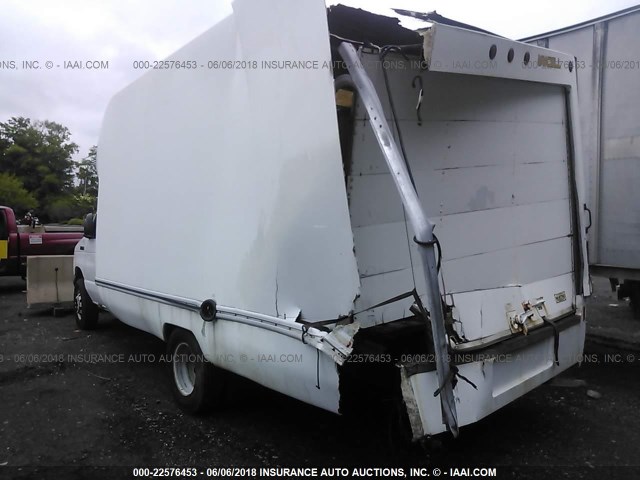 1FDWE35L67DA20252 - 2007 FORD ECONOLINE E350 SUPER DUTY CTWAY VAN WHITE photo 3