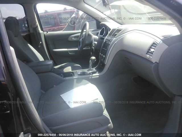 1GNLREED1AS100052 - 2010 CHEVROLET TRAVERSE LS MAROON photo 5