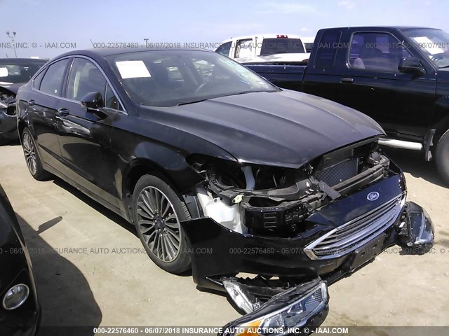 3FA6P0D99JR131935 - 2018 FORD FUSION TITANIUM/PLATINUM BLACK photo 1