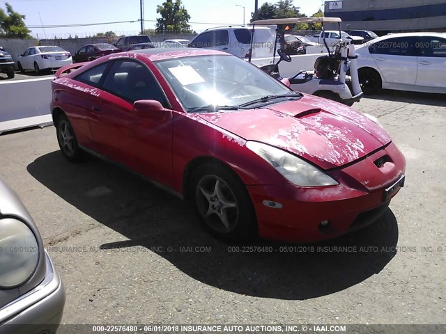 JTDDY32T510037243 - 2001 TOYOTA CELICA GT-S RED photo 1