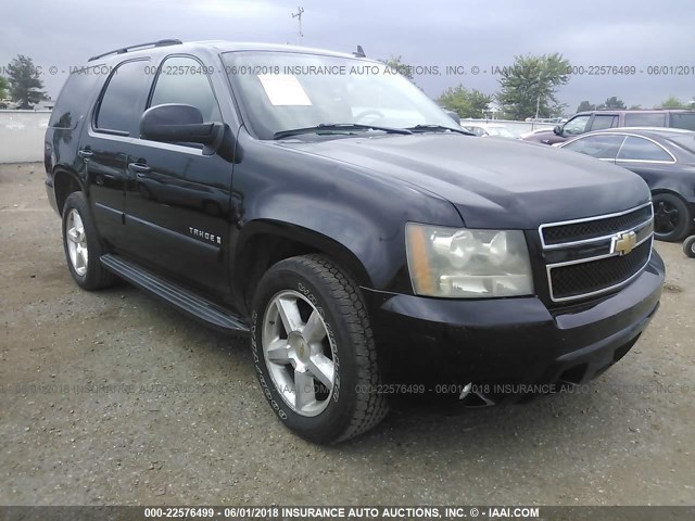 1GNFC13J47R152193 - 2007 CHEVROLET TAHOE C1500 BLACK photo 1