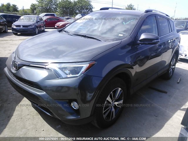 2T3RFREV7JW752550 - 2018 TOYOTA RAV4 ADVENTURE/XLE BLACK photo 2