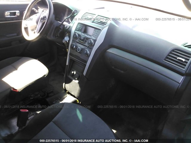 1FM5K8AR1DGC31364 - 2013 FORD EXPLORER POLICE INTERCEPTOR BLACK photo 5