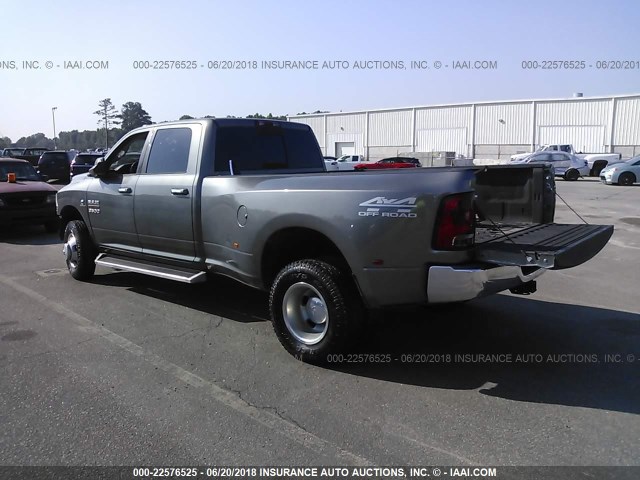 3C63RRHL5DG616095 - 2013 RAM 3500 SLT GRAY photo 3