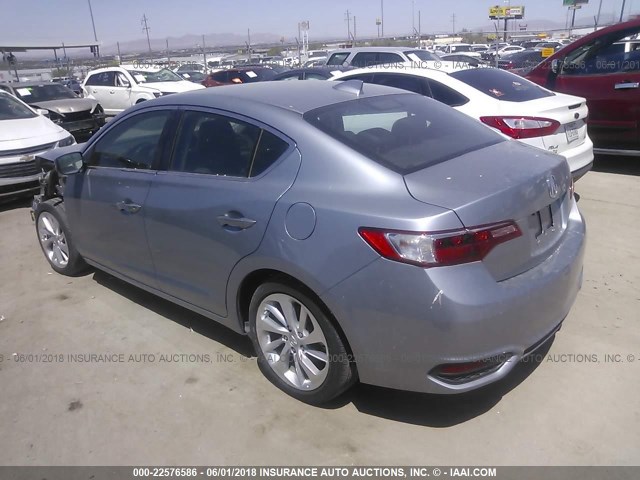 19UDE2F79GA003990 - 2016 ACURA ILX PREMIUM/TECH SILVER photo 3