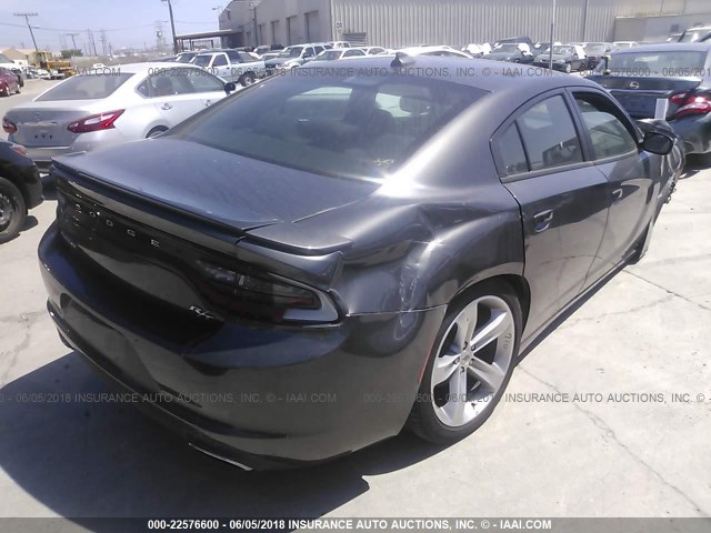 2C3CDXCT7HH574896 - 2017 DODGE CHARGER R/T GRAY photo 4