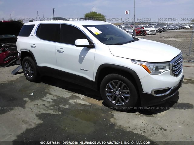 1GKKNMLS7HZ271423 - 2017 GMC ACADIA SLT-1 Biały zdjęcie 1