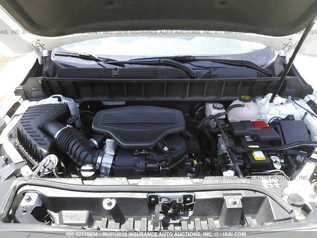 1GKKNMLS7HZ271423 - 2017 GMC ACADIA SLT-1 Biały zdjęcie 10