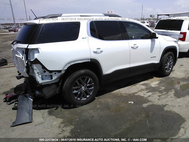1GKKNMLS7HZ271423 - 2017 GMC ACADIA SLT-1 Biały zdjęcie 4