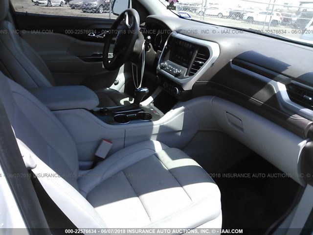 1GKKNMLS7HZ271423 - 2017 GMC ACADIA SLT-1 Biały zdjęcie 5
