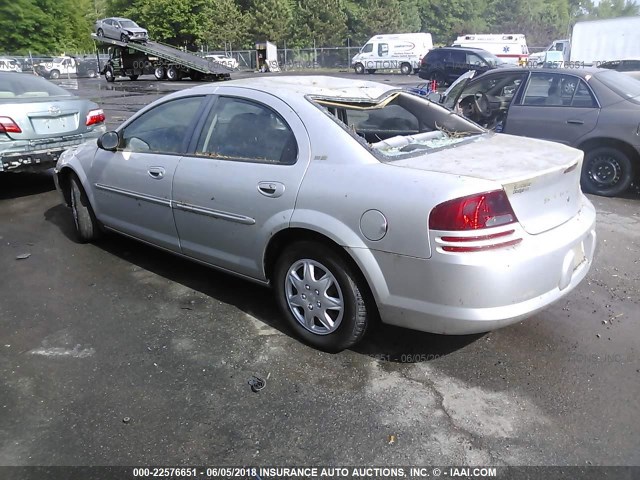 1B3EJ46X11N619730 - 2001 DODGE STRATUS SE SILVER photo 3