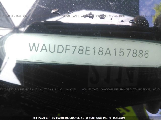 WAUDF78E18A157886 - 2008 AUDI A4 2.0T QUATTRO BLACK photo 9