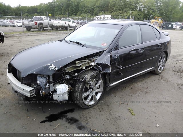 4S3BL856494213177 - 2009 SUBARU LEGACY 3.0R LIMITED BLACK photo 2