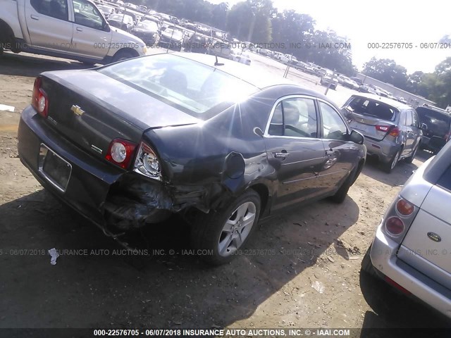 1G1ZA5E09AF285444 - 2010 CHEVROLET MALIBU LS GRAY photo 4