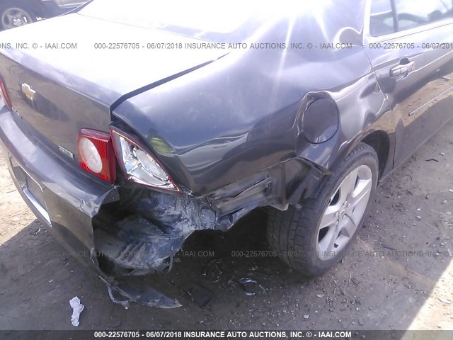 1G1ZA5E09AF285444 - 2010 CHEVROLET MALIBU LS GRAY photo 6