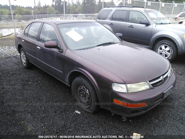 JN1CA21D7VT815523 - 1997 NISSAN MAXIMA GLE/GXE/SE MAROON photo 1