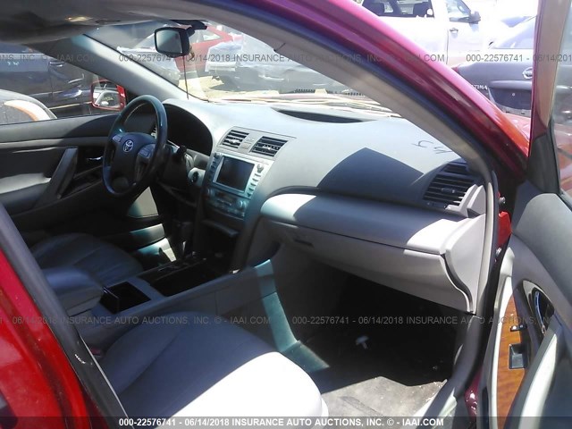 4T1BK46K79U089618 - 2009 TOYOTA CAMRY SE/LE/XLE 红色 照片 5
