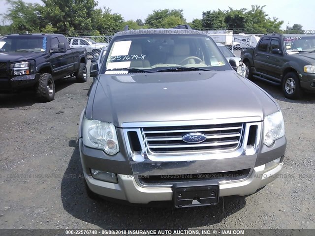 1FMEU74E26UB36460 - 2006 FORD EXPLORER EDDIE BAUER GRAY photo 6