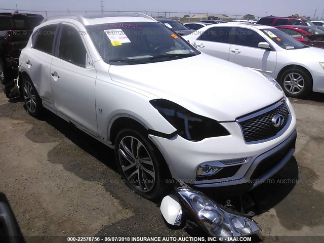 JN1BJ0RP2HM384358 - 2017 INFINITI QX50 WHITE photo 1