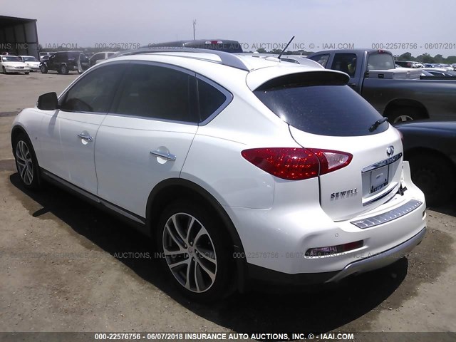 JN1BJ0RP2HM384358 - 2017 INFINITI QX50 WHITE photo 3