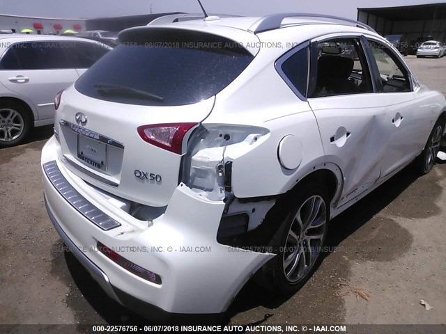 JN1BJ0RP2HM384358 - 2017 INFINITI QX50 WHITE photo 6