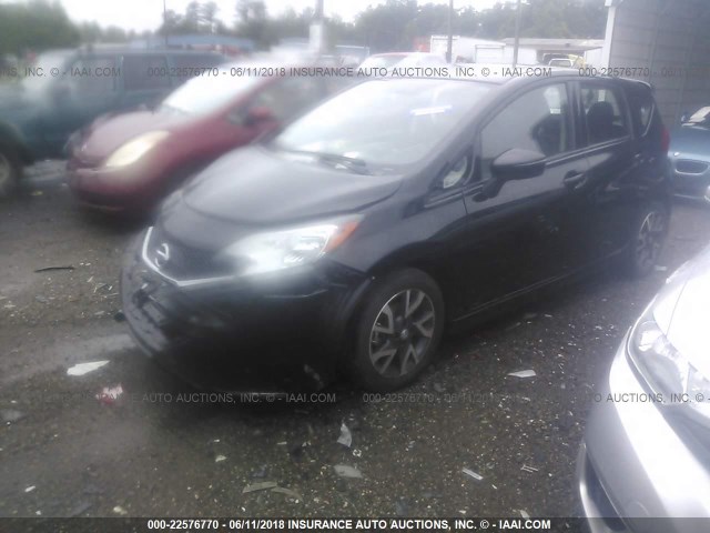 3N1CE2CP3FL366746 - 2015 NISSAN VERSA NOTE S/S PLUS/SV/SL/SR BLACK photo 2