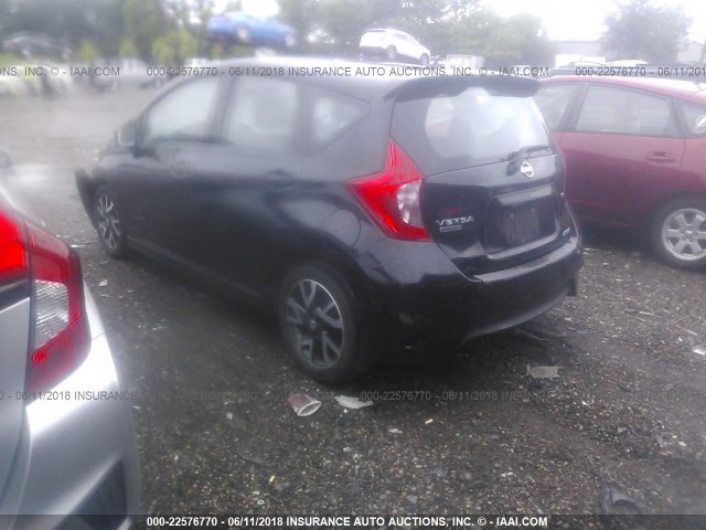 3N1CE2CP3FL366746 - 2015 NISSAN VERSA NOTE S/S PLUS/SV/SL/SR BLACK photo 3