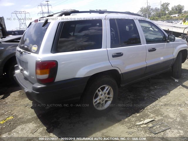 1J4GW48N44C327925 - 2004 JEEP GRAND CHEROKEE LAREDO/COLUMBIA/FREEDOM 银色 照片 4