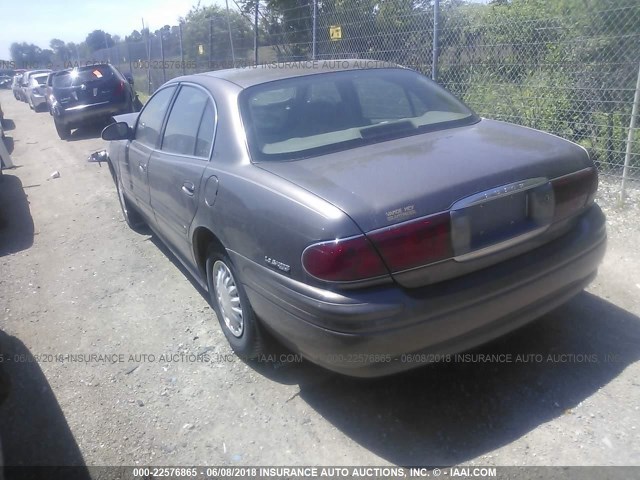 1G4HP54K12U131968 - 2002 BUICK LESABRE CUSTOM GOLD photo 3