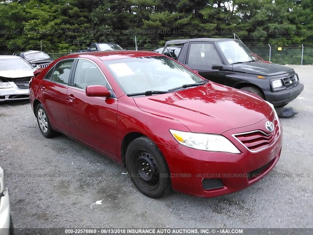 4T4BF3EK7AR062851 - 2010 TOYOTA CAMRY SE/LE/XLE RED photo 1