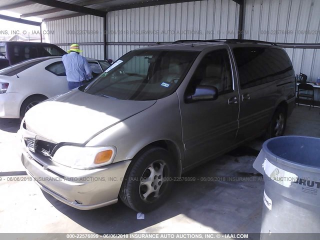 1GHDX03E82D114709 - 2002 OLDSMOBILE SILHOUETTE TAN photo 2