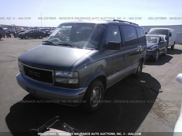 1GKEL19W2XB531309 - 1999 GMC SAFARI XT GRAY photo 2