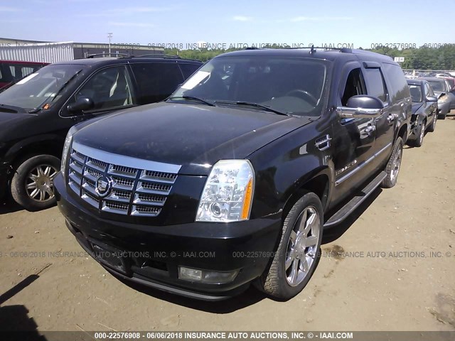 1GYFK66858R115182 - 2008 CADILLAC ESCALADE ESV BLACK photo 2