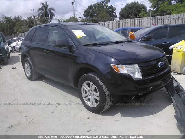 2FMDK3GC2ABA80748 - 2010 FORD EDGE SE BLACK photo 1