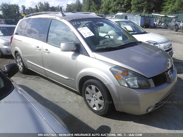 5N1BV28U84N363809 - 2004 NISSAN QUEST S/SE/SL GOLD photo 1