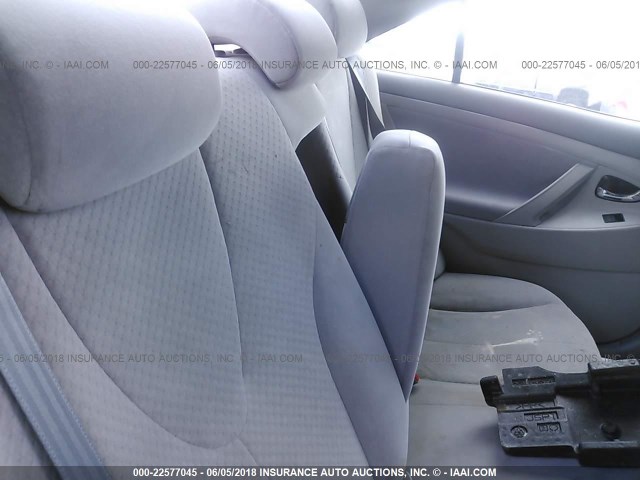 4T1BE46K19U395723 - 2009 TOYOTA CAMRY SE/LE/XLE GRAY photo 8