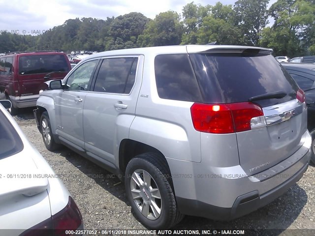 2CTALBEW8A6287881 - 2010 GMC TERRAIN SLE SILVER photo 3