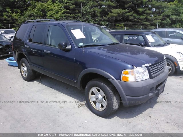 1FMZU72K33UB25182 - 2003 FORD EXPLORER XLS/XLS SPORT BLUE photo 1