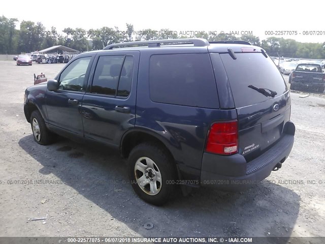 1FMZU72K33UB25182 - 2003 FORD EXPLORER XLS/XLS SPORT BLUE photo 3