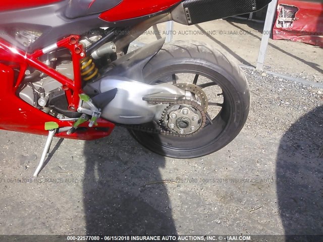 ZDM1XBEW38B018117 - 2008 DUCATI 1098 S RED photo 6