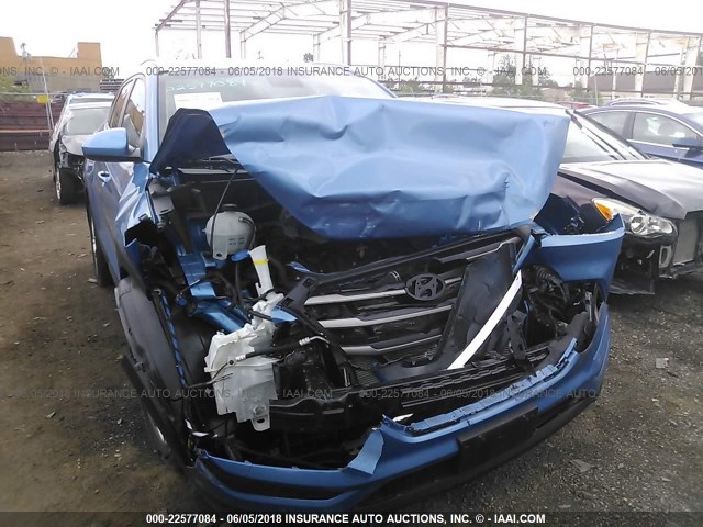 KM8J3CA47GU229515 - 2016 HYUNDAI TUCSON LIMITED/SPORT AND ECO/SE BLUE photo 6