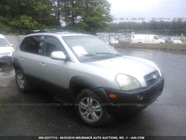 KM8JN12D66U347504 - 2006 HYUNDAI TUCSON GLS/LIMITED SILVER photo 1