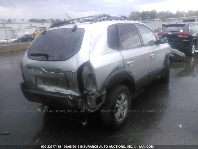 KM8JN12D66U347504 - 2006 HYUNDAI TUCSON GLS/LIMITED 银色 照片 4