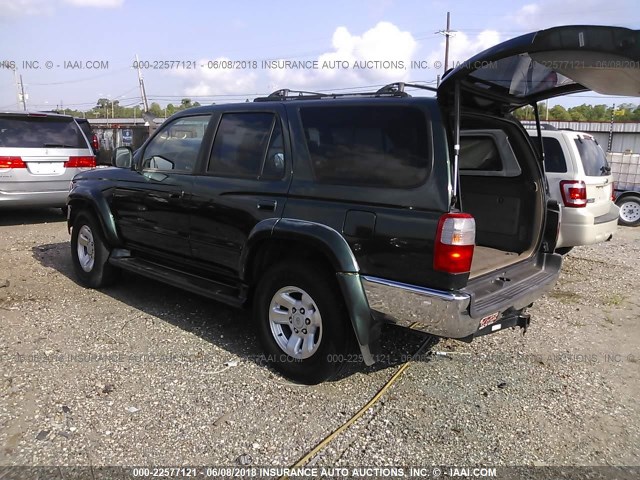 JT3GN86R3Y0138104 - 2000 TOYOTA 4RUNNER SR5 GREEN photo 3