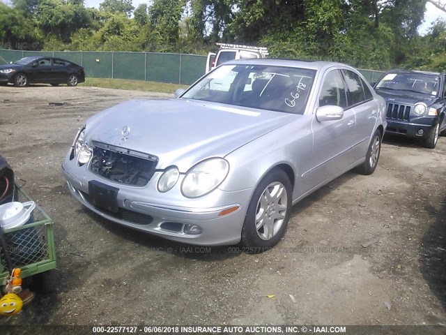 WDBUF26J16A883054 - 2006 MERCEDES-BENZ E 320 CDI SILVER photo 2