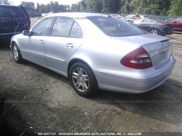 WDBUF26J16A883054 - 2006 MERCEDES-BENZ E 320 CDI SILVER photo 3