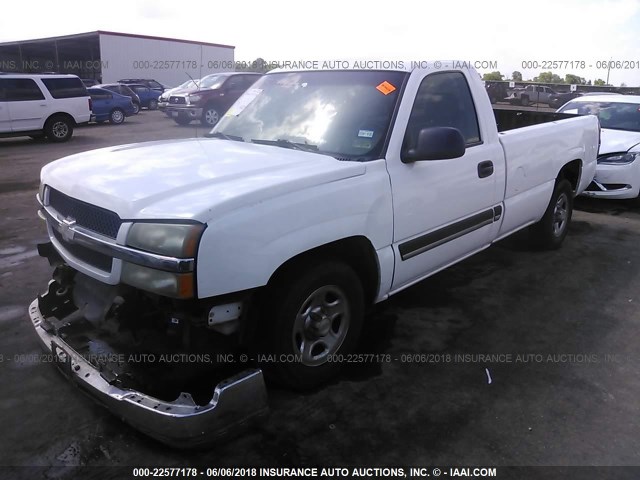 1GCEC14X93Z114654 - 2003 CHEVROLET SILVERADO C1500 WHITE photo 2