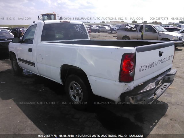 1GCEC14X93Z114654 - 2003 CHEVROLET SILVERADO C1500 WHITE photo 3